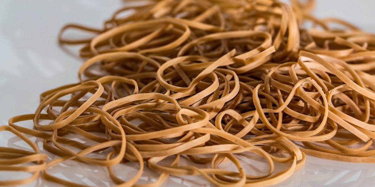Gomas elásticas para sujeción y embalaje