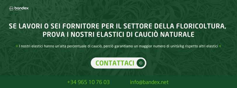 Imagen de Elastici di gomma naturale: una scelta sostenibile per la floricoltura