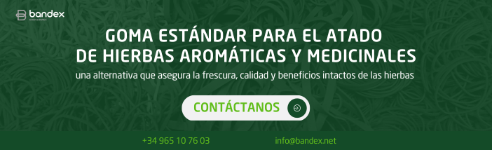 Imagen de Descubre el uso de la goma estándar para el atado de hierbas aromáticas y medicinales